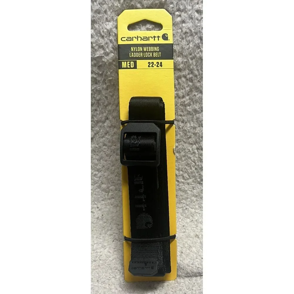 Carhartt Nylon Webbing Ladder Lock Belt WB5661-K‎  Size M. 22-24 New Boys
